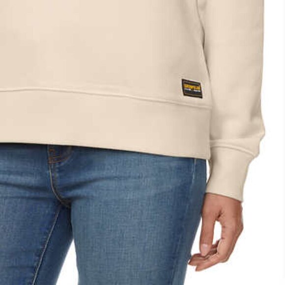NEW CATerpiller Crewneck Sweater | Cream - Picture 5 of 9